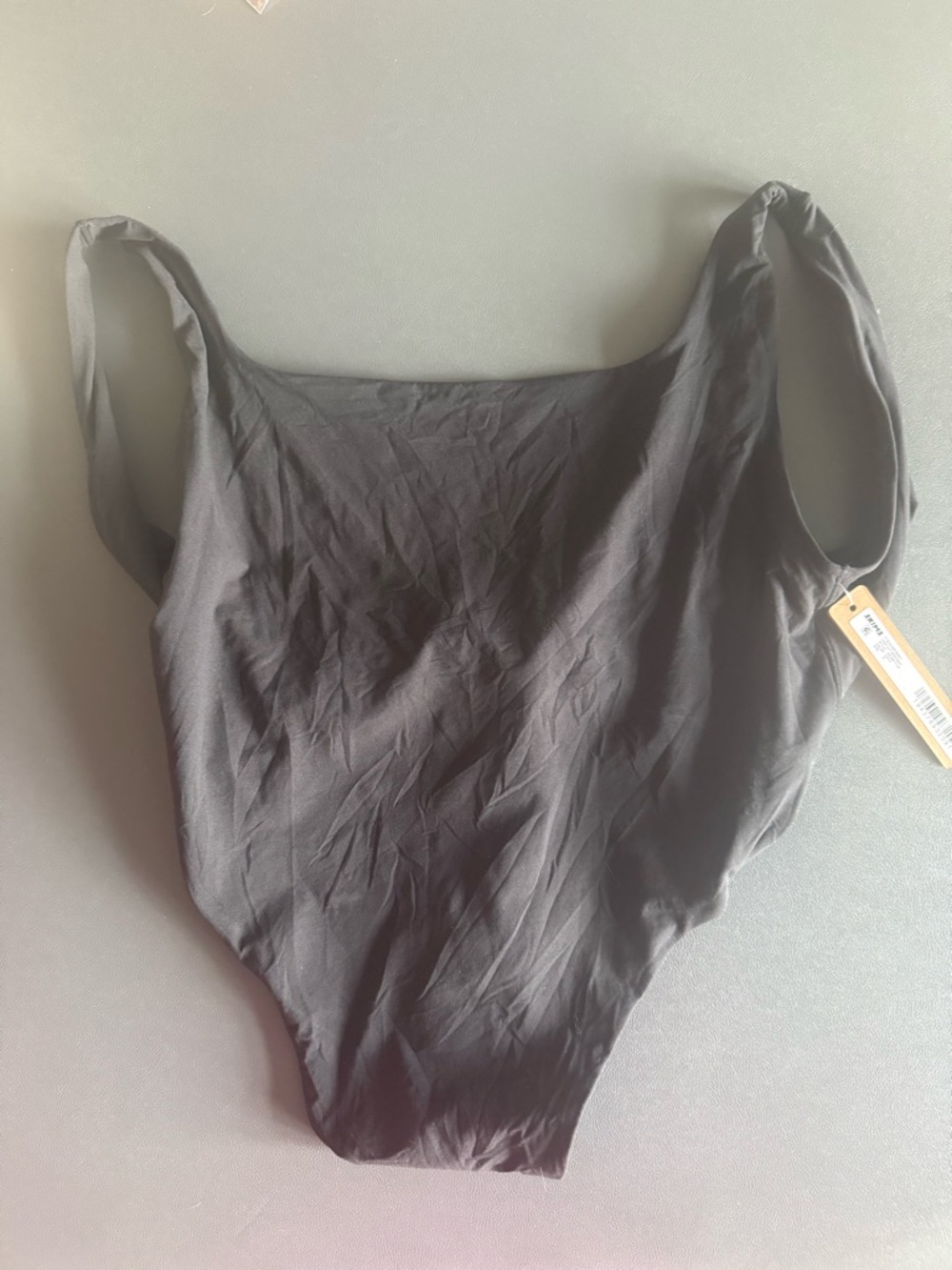 SKIMS Black Sculpting One-Piece Bodysuit